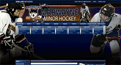 Desktop Screenshot of marwayneminorhockey.com