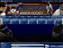 Tablet Screenshot of marwayneminorhockey.com